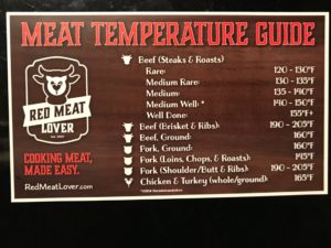 🔥Meat Temperature Magnet - Best Internal Temp Guide - Outdoor Chart of All  Food for Kitchen Cook … - Miscellaneous