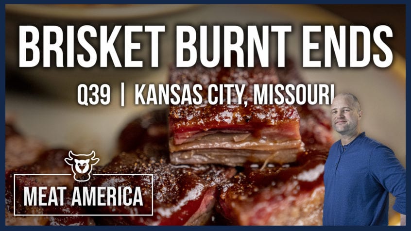 Brisket Burnt Ends at Q39 for Meat America