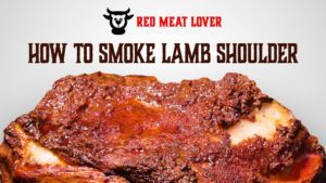 how to smoke lamb shoulder